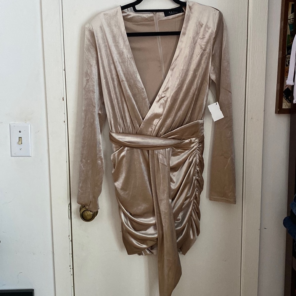 Akira M velvet classy, Gold, short dress
